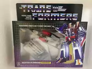 Transformers G1 Reissue Decepticon Air Commander Starscream MISB NEW - Picture 1 of 6