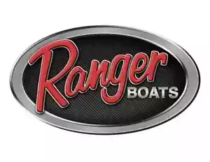 RANGER Boats Oval Red Vinyl Decal Boat Sticker, 10" x 6" - Picture 1 of 3