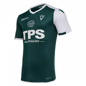6913 Macron Santiago Wanderers Chile Home Match Shirt Men 2020 Chilean Football - Picture 1 of 3