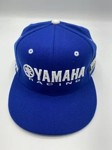 Yamaha Logo Blue Adult Adjustable Fitted Baseball Hat Cap Size L/XL - Picture 1 of 9