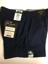 Haggar Men's Slacks Pants Slim Stretch NAVY Size 30 x 32 or 36 x 30 Retail $65.0