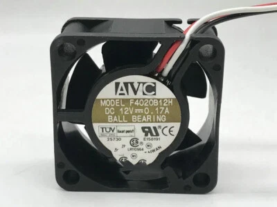 AVC F4020B12H DC12V 0.17A 4CM 40*20MM 40mm Fan - Image 1 of 3