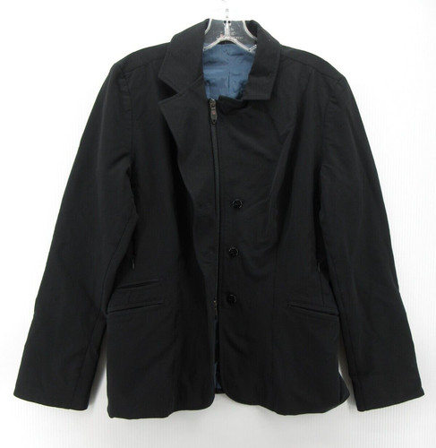 UNDERCOVER Victorinox Giacca Donna 8 Nero Blazer Cappotto Safari Escursionismo Gomito Patche Bottoni