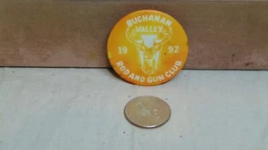 1992 BUCHANAN VALLEY ROD AND GUN CLUB PIN  - Bild 1 von 3