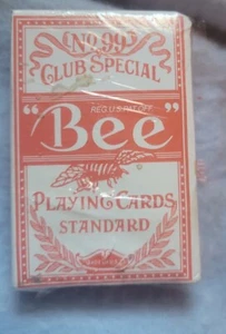 BEE NO. 99 CLUB SPECIAL PLAYING CARDS STANDARD DECK DIAMOND BACK NO. 67 SEALED - Picture 1 of 6