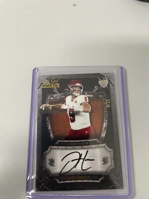 2023 wild card 7 card stud Matte Jake Haener Auto - Image 1 of 2