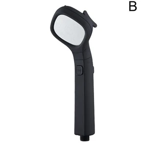 4-speed Throushine Flameday Quality Pressurized Shower Head BLACK - Picture 1 of 7