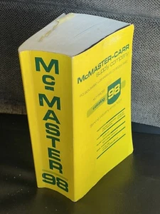 McMaster-Carr Catalog 98 Supply Company Los Angeles LA - Vintage Supplies Book - Picture 1 of 11