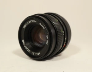 M42 - Pentacon auto 1,8/50 Multi Coating - Lamellen defekt - Objektiv Lens - Bild 1 von 6