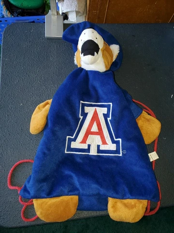 Wilbur Arizona Wildcats String Backpack Plush forever Cover