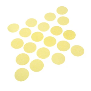 Yellow Soldering Iron Welding Cleaning Sponge Welding Replacement Round 20 Pcs - Picture 1 of 11