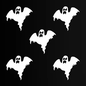 Ghosts Halloween Vinyl Window Wall Art Sticker Decal Home Decor - Picture 1 of 2
