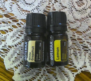 doTerra Lemon 5ml & White Grapefruit 5ml-NEW FACTORY SEALED-FAST SHIPPING!!! - Picture 1 of 1