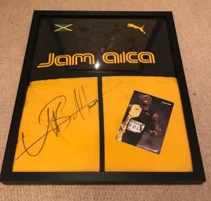 Usain Bolt Signed Jamaica Puma Track Suit Jacket Memorabilia - With Certificate - Picture 1 of 1