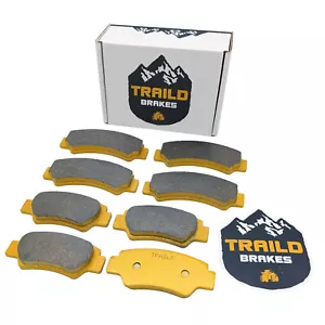Juego de pastillas de freno delanteras y traseras de cerámica CF Moto ZFORCE 500, 800, 950, 1000 2018-2024 - Imagen 1 de 11