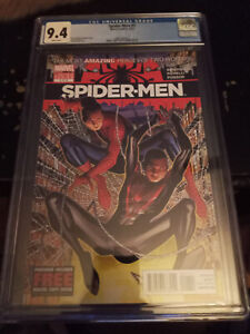 SPIDER-MEN #1 (2012) CGC 9.4 1st meeting of Peter Parker and Miles Morales🔥🔑