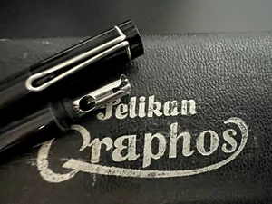 Pelikan Graphos Stifte Füllfederhalter Aus Sammlung Schwarz Vintage - Bild 1 von 5