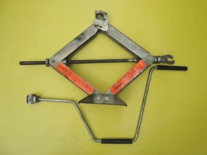 VOLVO 740 Used Original Spare Tire Scissor JACK Part# 1355190 & its CRANK HANDLE - Picture 1 of 13