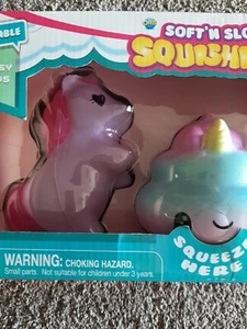 Soft n Slo Squishies Fantasy Friends 3 Pieces Ulta Soft Slo Rize NIB - Picture 1 of 5