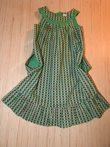 Old Navy Girls Sleeveless Long Dress w/side pockets Green w/ Polka Dots Sz 5T 5 - Picture 1 of 6