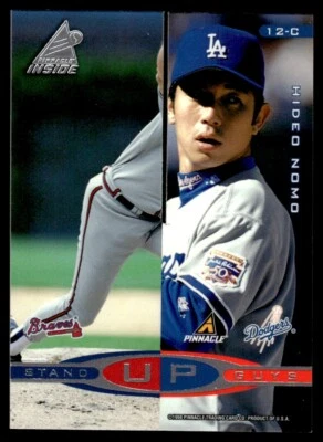 1998 Pinnacle Inside Stand Up Guys HIDEO NOMO RANDY JOHNSON - Image 1 of 2