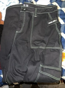 Hot Topic / HT Denim "Hi-Rise Carpenter" Girl's / Women's Cargo Jeans 24 - Picture 1 of 3