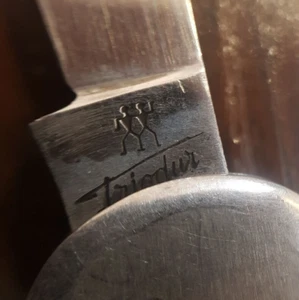 Vintage J.A. anterior a 1945 Navaja de bolsillo Henckels - Triodur - Siemens Alemania - Rara - Imagen 1 de 13