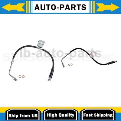 2X Front Brake Line Hose Sunsong For For Hummer H3T 2009 2010 - Image 1 of 4
