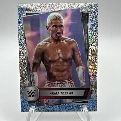 2025 Topps Chrome WWE Akira Tozawa Speckle Refractor /249 #71 - Image 1 of 2