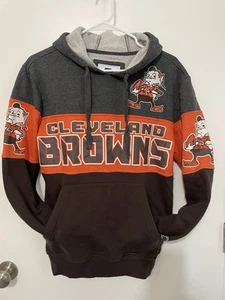 Felpa con cappuccio Cleveland Browns Brownie The Elf Starter maglione manica lunga taglia small - Foto 1 di 8