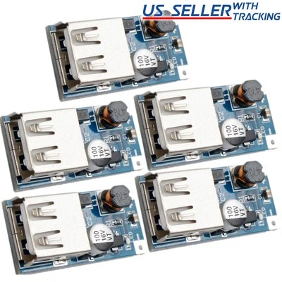 5pcs DC Boost Module 0.9V-5V Input 5V 600MA USB Output DIY Power Bank - Imagem 1 de 4
