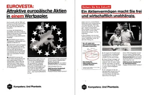 3w50507/ Lot Reklame aus 1989 – DWS – Deutsche Gesellschaft für Wertpapiersparen - Picture 1 of 3