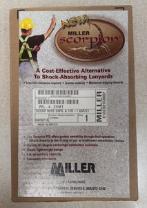 NEU Honeywell Miller Scorpion PFL-4-Z7/9FT persönlicher Fallbegrenzer drehbarer D-Ring - Bild 1 von 19
