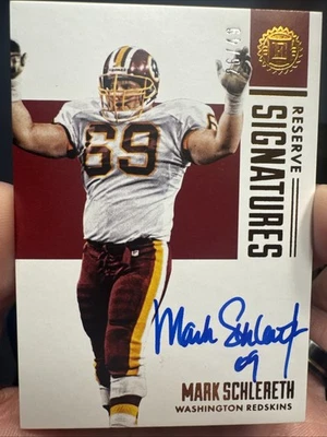 2017 Panini Encased - Reserve Signatures Mark Schlereth #RS-MSH /49 (AU) - Image 1 of 4