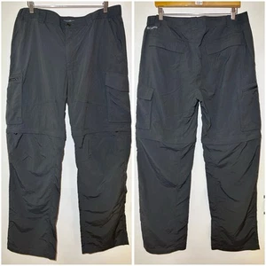 Columbia Men’s Kestrel Trail Omni-wick Convertible Pants  Grey Size 38x32” - Picture 1 of 8