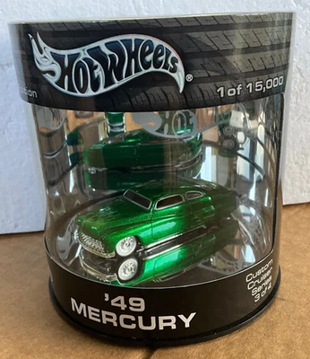 Hot Wheels 2005 Oil Can Custom Cruiser Series #3 of 4 - Green 49 Mercury - Image 1 of 4
