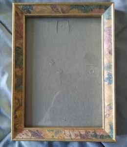 VINTAGE INTERCRAFT FLORAL PICTURE FRAME 8 x 6 IN SUITABLE FOR PHOTOS 7 x 5 IN - Picture 1 of 4