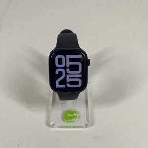 GPS Only Apple Watch Series 10 46MM Black Ceramic Black Sport Band MWY43LW/A - Picture 1 of 5