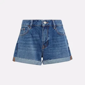 FRAME Le Grand Garcon Denim Shorts Del Amo Size 34 NEW NWT - Picture 1 of 11