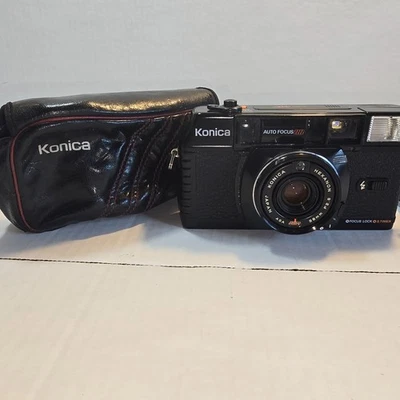 Cámara fotográfica Konica C35 MF 35 mm Hexanon 38 mm f/2,8 lente vintage Japón SIN PROBAR Foto 1 de 4