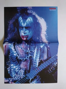 Kiss Gene Simmons God of Thunder Paul Stanley Ace Frehley Peter Poster Sweden - Imagen 1 de 3
