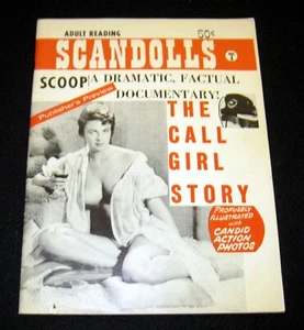 Scandolls Magazine Vol. 1 Iss. 1 1959.  Some minor flaws w/ cover, but nice. - Picture 1 of 4