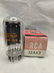 RCA 12AX3 Radiotron Elektronenröhre Neu im Karton - Bild 1 von 8