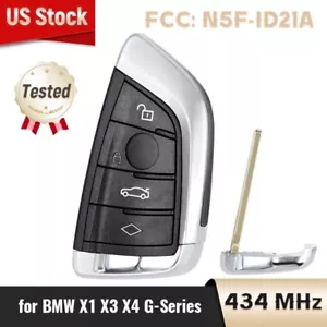 OEM Smart Remote Key FOB for 2015-2019 BMW X1 X3 X4 G-Series 434MHz - N5F-ID21A - Picture 1 of 4