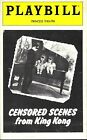 Censored Scenes From King Kong Playbill, Stephen Collins, Carrie Fisher NYC 1980