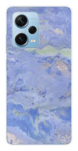 Coque en silicone imprimée compatible Xiaomi Redmi Note 12 Pro Plus Marbre Bleu - Picture 1 of 3