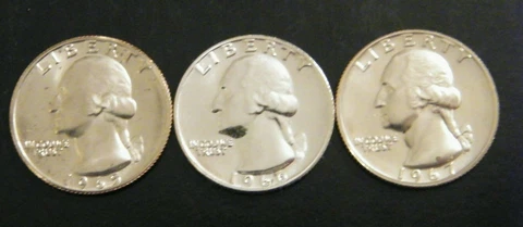 1965 1966 1967 SMS Special Mint Set Washington Quarter minor issues Cover