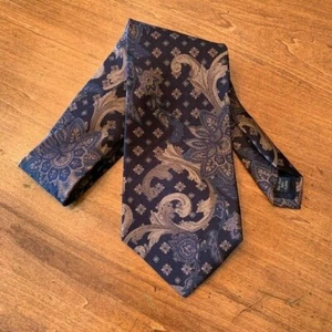 ETIENNE AIGNER CREATED A HANDSOME DESIGN IN BLACK, GOLD, TAN AND TEAL - Picture 1 of 5