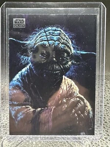 2024 Topps Star Wars Chrome Galaxy Yoda #92 - Picture 1 of 2