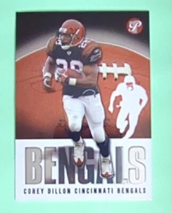 2003 Topps Pristine Football Card #33 Corey Dillon - Cincinnati Bengals - Picture 1 of 2